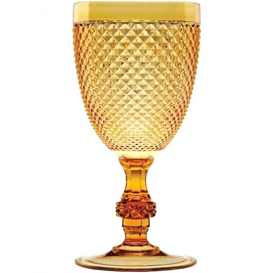 TAÇA 395ML ACRILICO MULTIUSO ÂMBAR